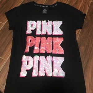 Victoria Secret Pink Sequin Top